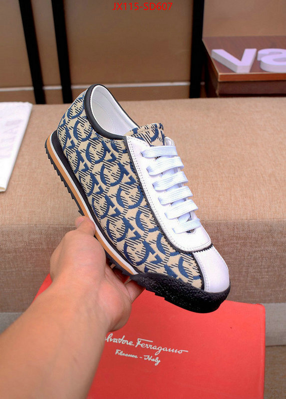 Men shoes-Ferragamo,replica aaaaa+ designer , ID: SD607,$: 115USD