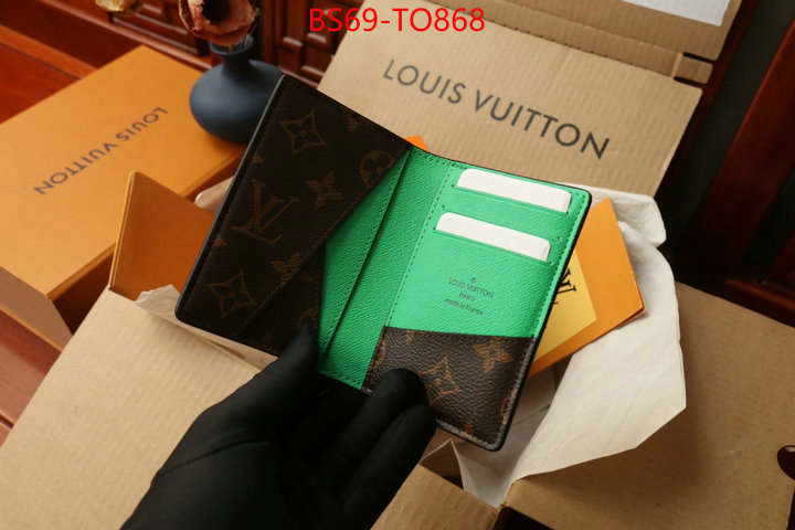LV Bags(TOP)-Wallet,ID: TO868,$: 69USD