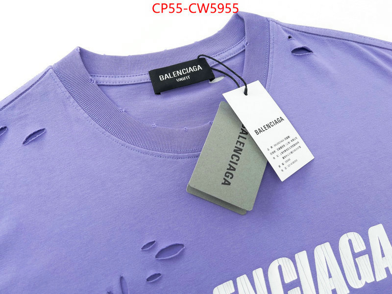 Clothing-Balenciaga,aaaaa+ replica designer , ID: CW5955,$: 55USD