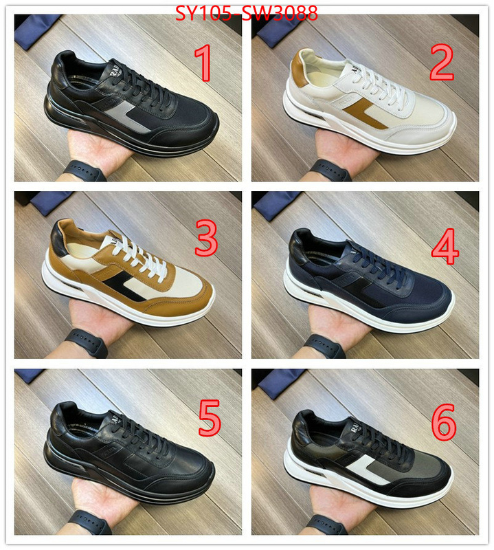 Men Shoes-Prada,the top ultimate knockoff , ID: SW3088,$: 105USD