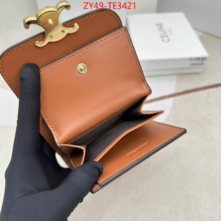 CELINE Bags(4A)-Wallet,fake ,ID: TE3421,$: 49USD