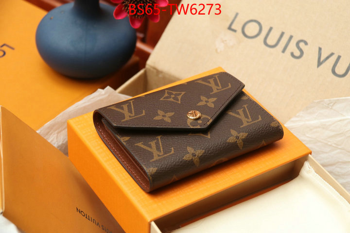 LV Bags(TOP)-Wallet,ID: TW6273,$: 65USD