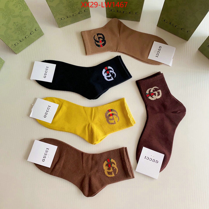 Sock-Gucci,aaaaa+ replica designer , ID: LW1467,$: 29USD