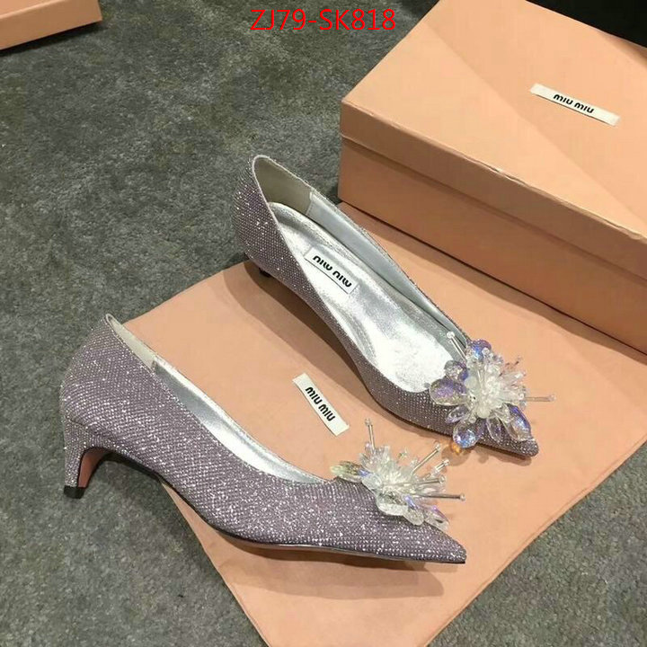 Women Shoes-Miu Miu,buy first copy replica ,can you buy knockoff , ID: SK818,$:79USD