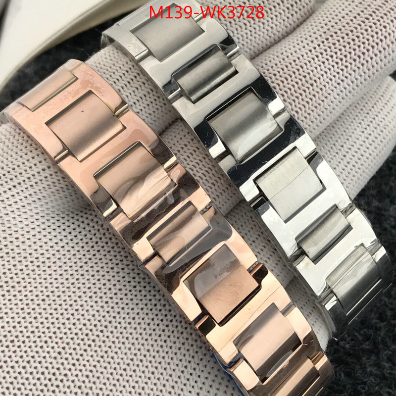 Watch(4A)-Cartier,at cheap price , ID: WK3728,$:139USD