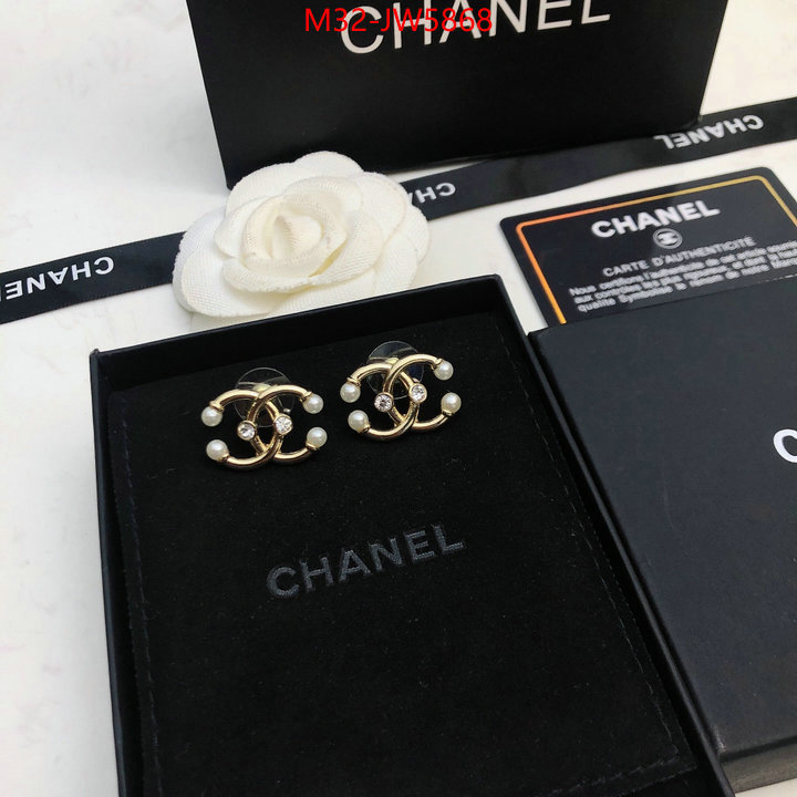 Jewelry-Chanel,online , ID: JW5868,$: 32USD