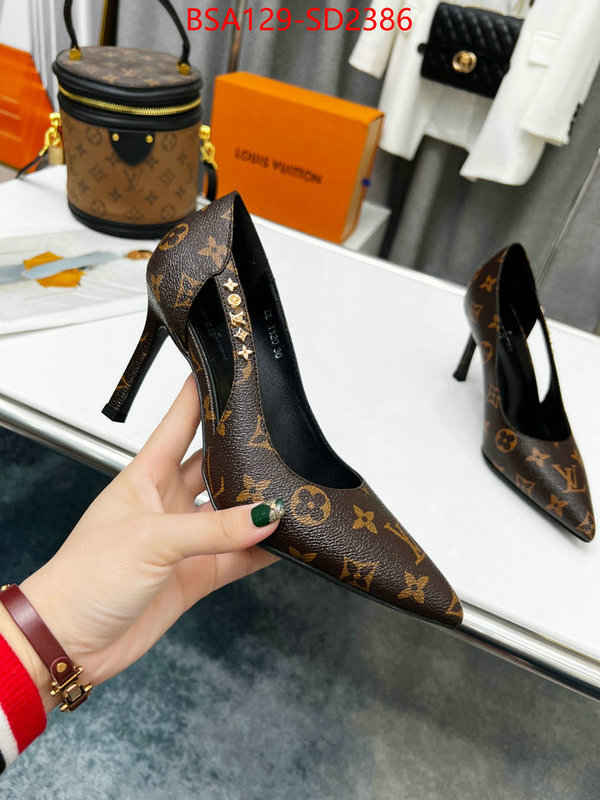 Women Shoes-LV,1:1 replica , ID: SD2386,$: 129USD