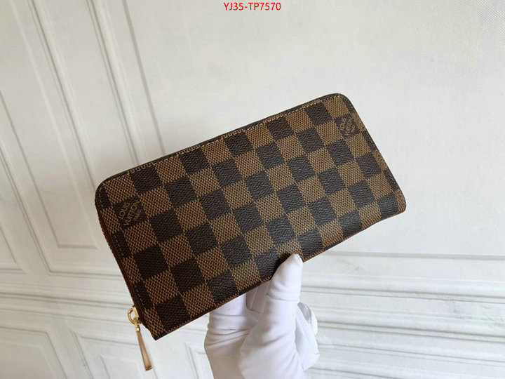 LV Bags(4A)-Wallet,buy cheap ,ID: TP7570,$: 35USD