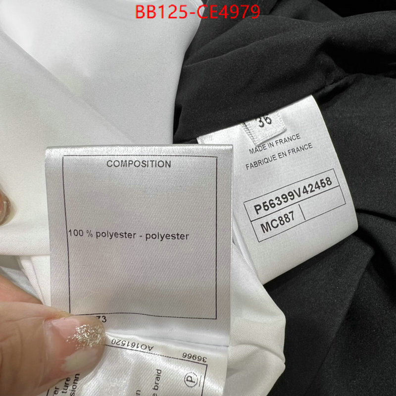 Clothing-Chanel,the quality replica , ID: CE4979,$: 125USD