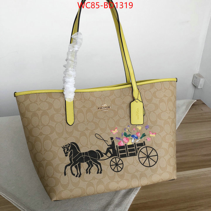 Coach Bags(4A)-Tote-,highest product quality ,ID: BD1319,$: 85USD