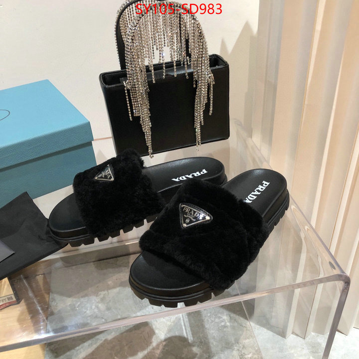 Women Shoes-Prada,replcia cheap from china , ID: SD983,$: 105USD