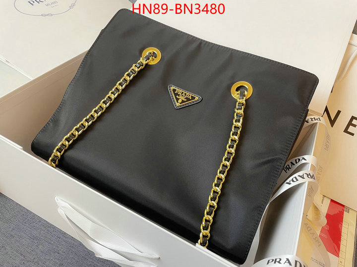 Prada Bags(4A)-Handbag-,buying replica ,ID: BN3480,$: 89USD