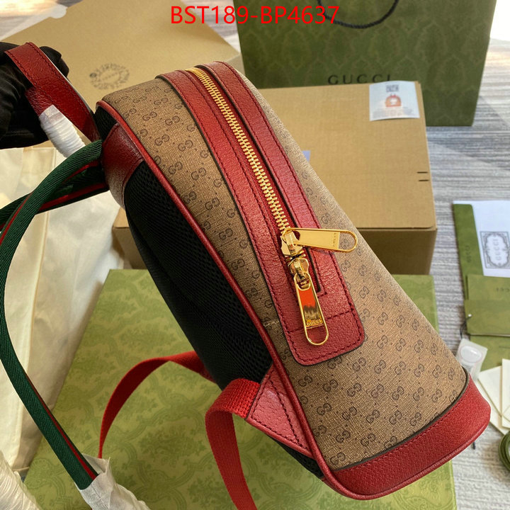 Gucci Bags(TOP)-Backpack-,high quality replica ,ID: BP4637,$: 189USD