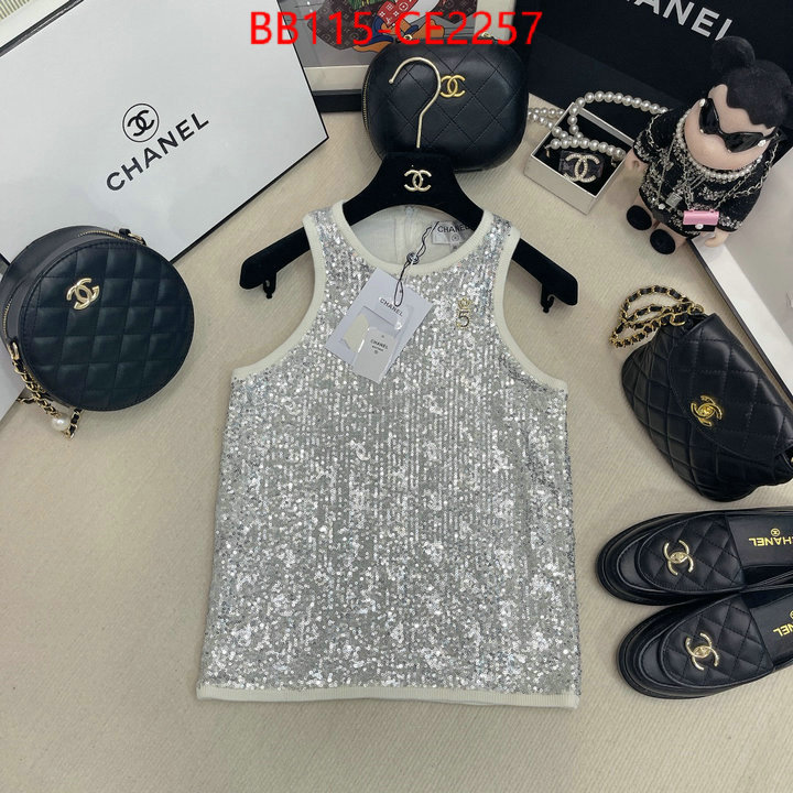 Clothing-Chanel,styles & where to buy , ID: CE2257,$: 115USD