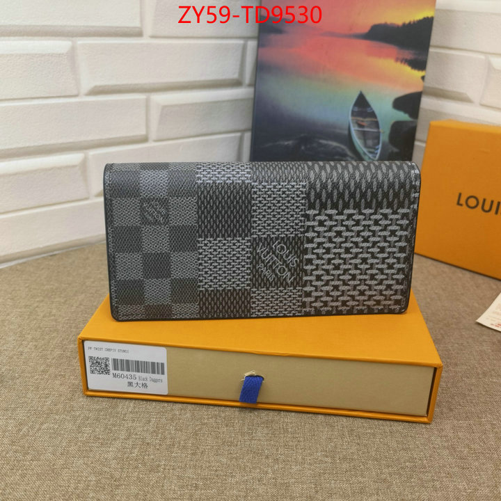 LV Bags(4A)-Wallet,found replica ,ID: TD9530,$: 59USD