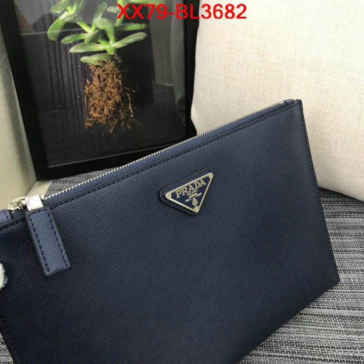 Prada Bags(TOP)-Clutch-,ID: BL3682,$: 79USD