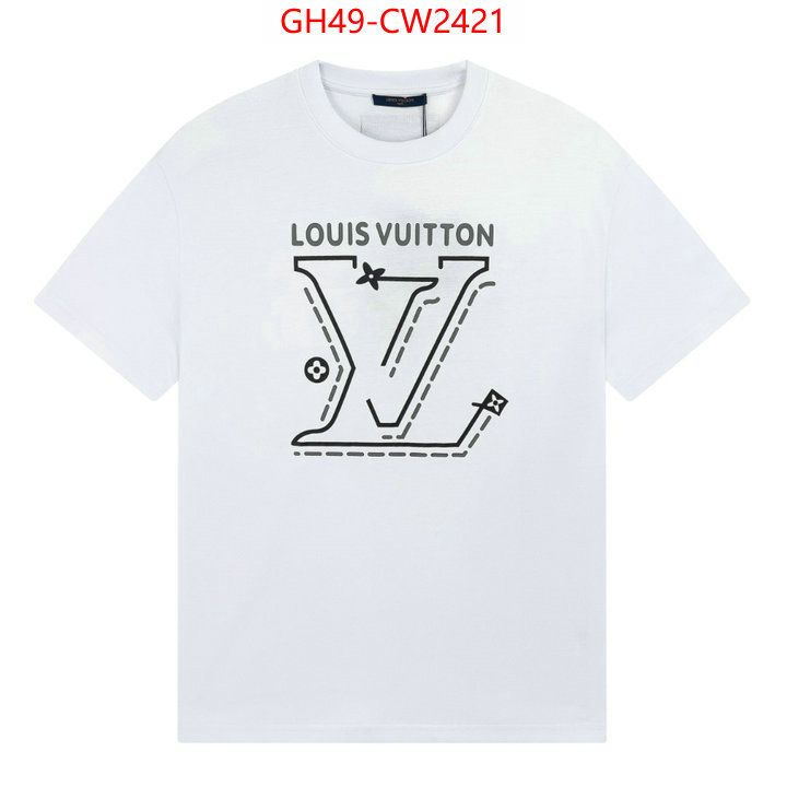 Clothing-LV,best site for replica , ID: CW2421,$: 49USD