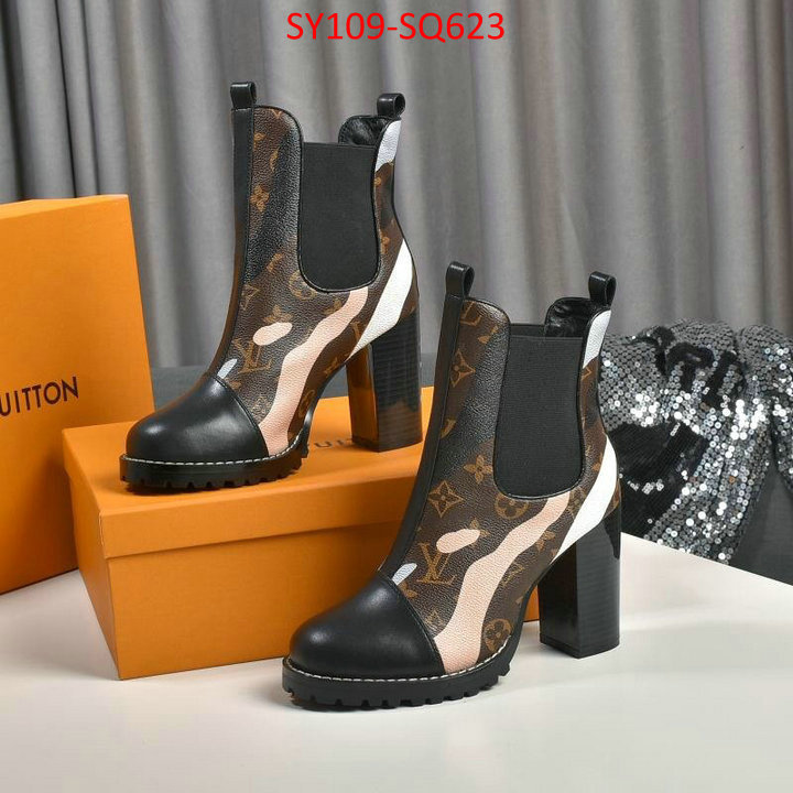 Women Shoes-LV,wholesale imitation designer replicas , ID:SQ623,$: 109USD