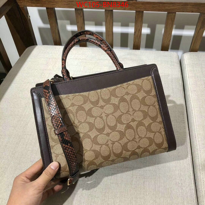 Coach Bags(4A)-Handbag-,what is a counter quality ,ID: BN8346,$: 105USD