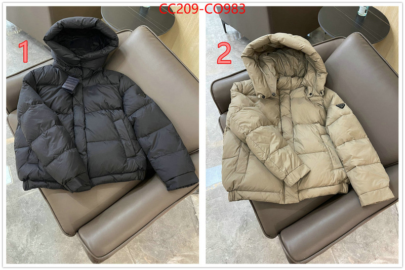Down jacket Women-Prada,high-end designer , ID: CO983,$: 209USD