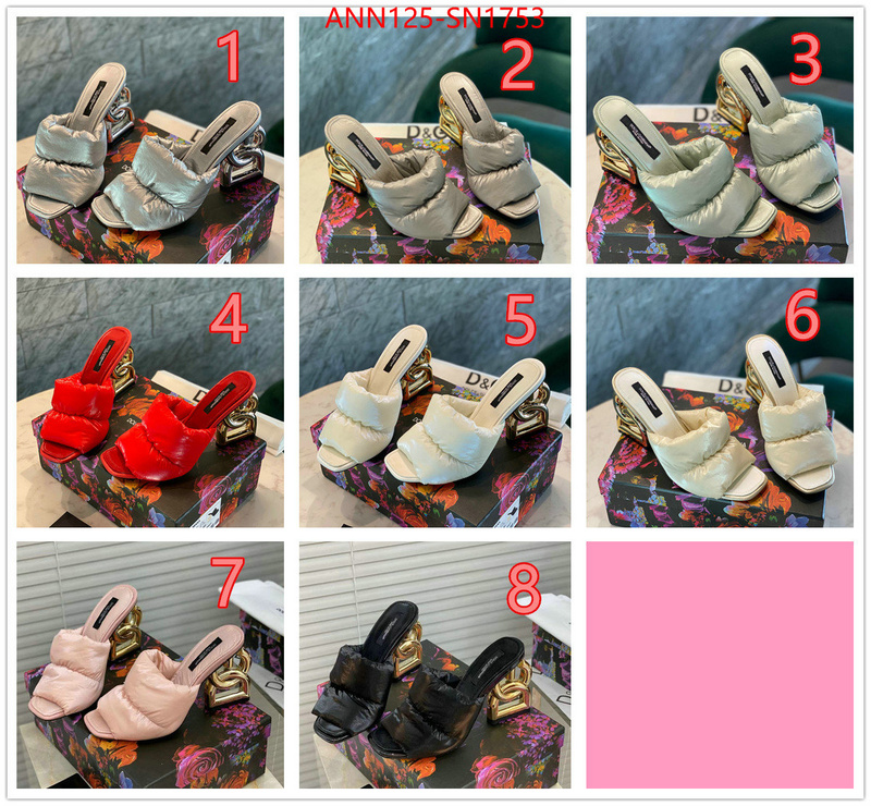 Women Shoes-DG,quality aaaaa replica , ID: SN1753,$: 125USD