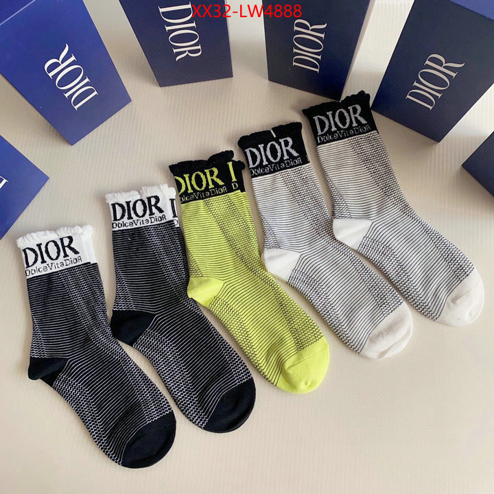 Sock-Dior,replica online , ID: LW4888,$: 32USD