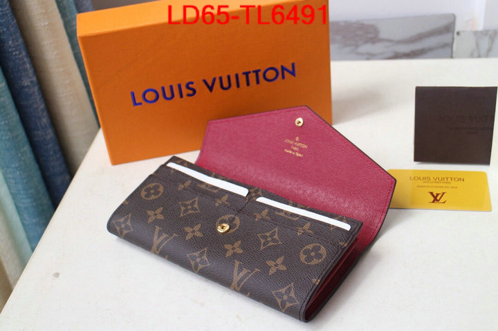 LV Bags(TOP)-Wallet,ID:TL6491,$: 65USD