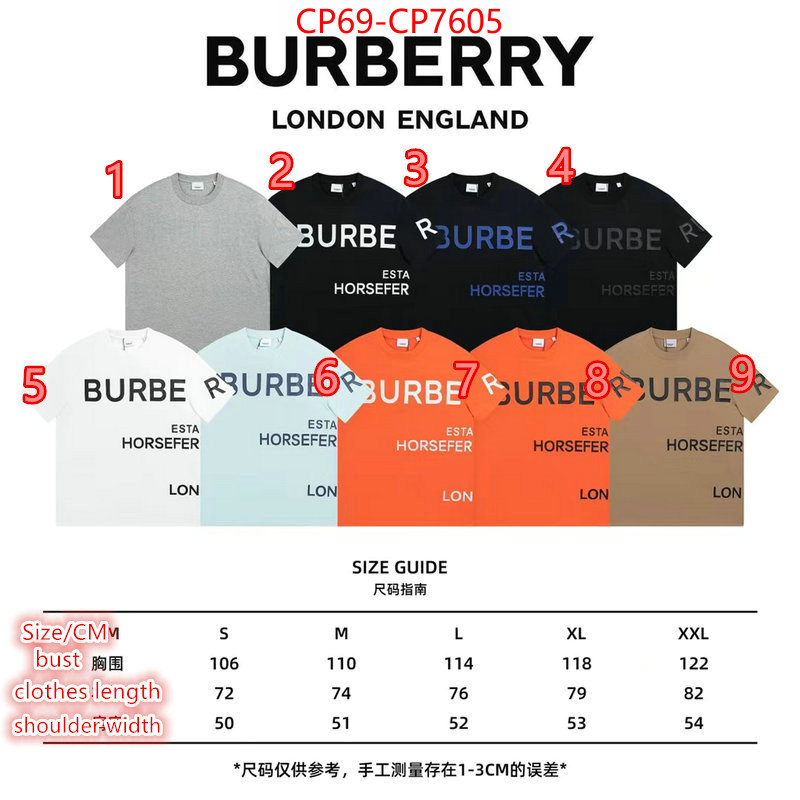 Clothing-Burberry,first top , ID: CP7605,$: 69USD