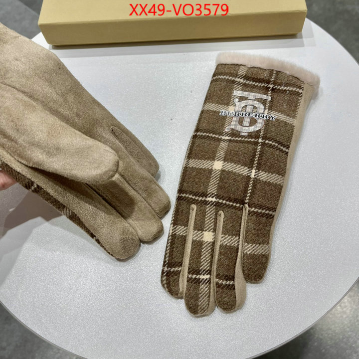 Gloves-Burberry,mirror copy luxury , ID: VO3579,$: 49USD