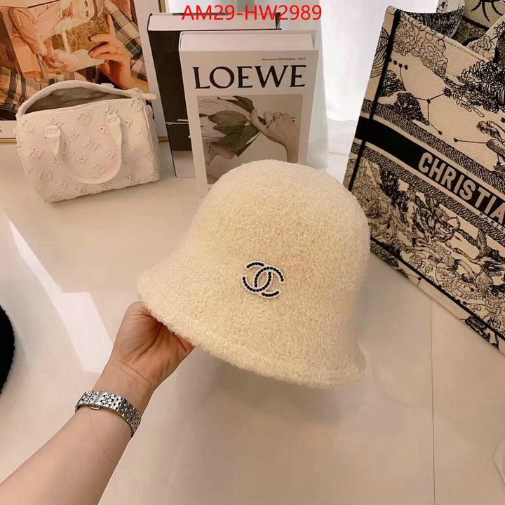 Cap (Hat)-Chanel,replica online , ID: HW2989,$: 29USD