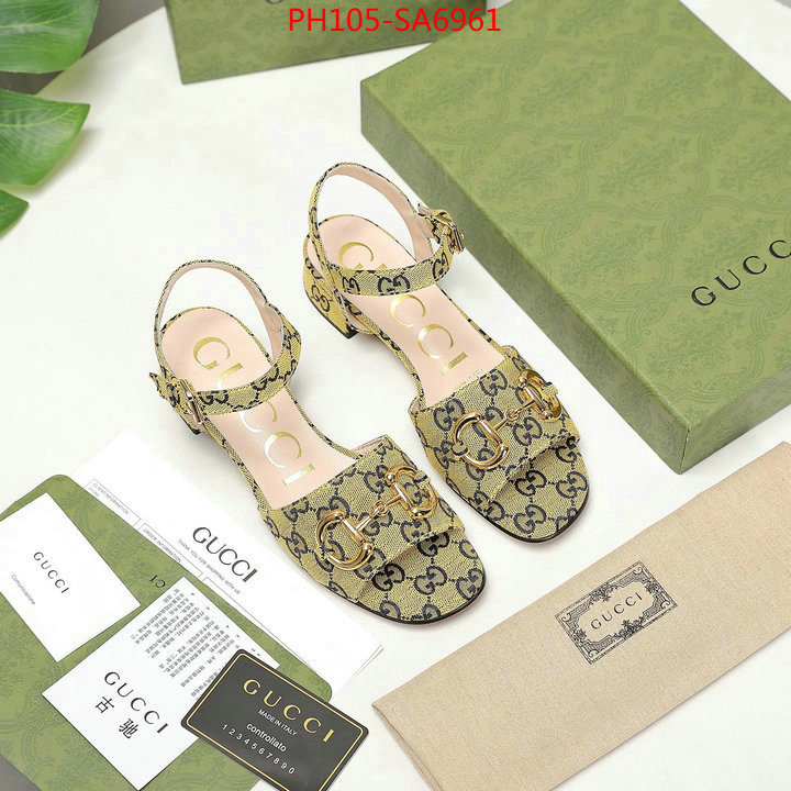 Women Shoes-Gucci,the highest quality fake , ID: SA6961,$: 105USD