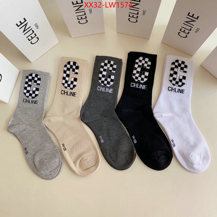 Sock-CELINE,shop designer , ID: LW1574,$: 32USD