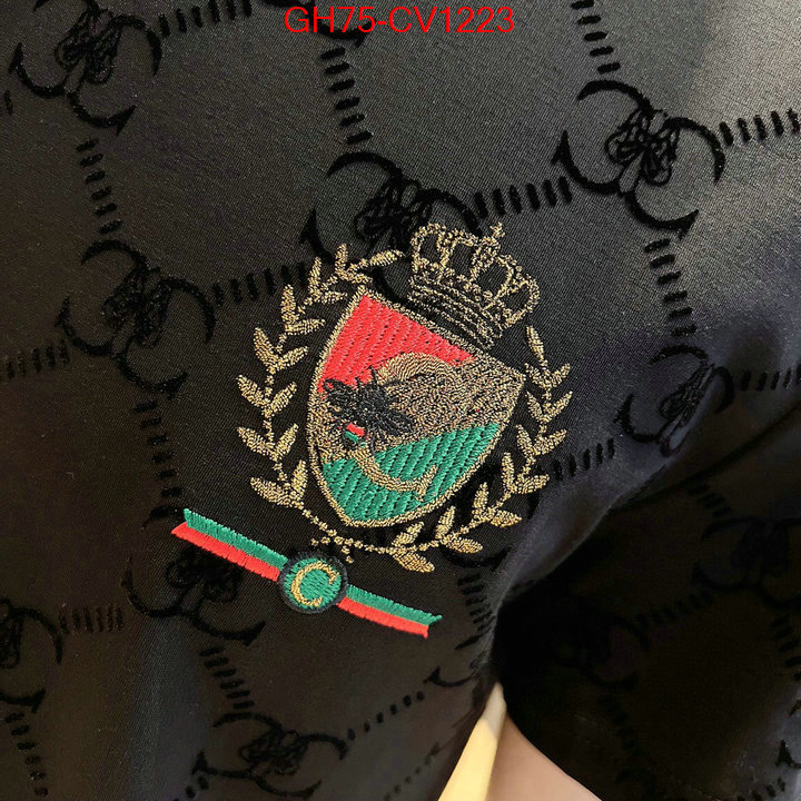 Clothing-Gucci,sale outlet online , ID: CV1223,$: 75USD