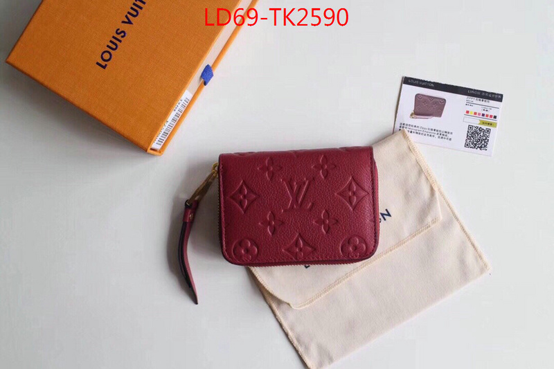 LV Bags(TOP)-Wallet,ID: TK2590,$:69USD