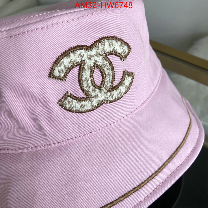 Cap (Hat)-Chanel,buy best quality replica , ID: HW6748,$: 32USD