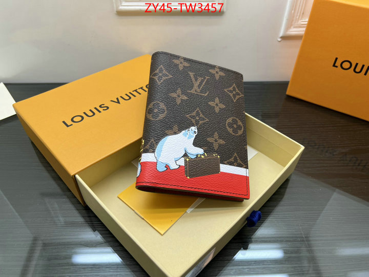 LV Bags(4A)-Wallet,high quality replica ,ID: TW3457,$: 45USD