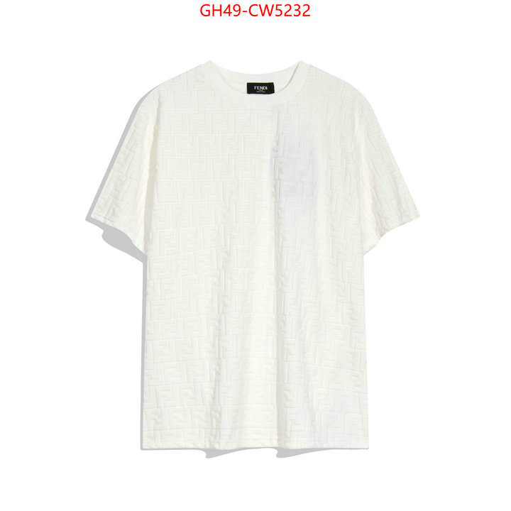 Clothing-Fendi,7 star replica , ID: CW5232,$: 49USD