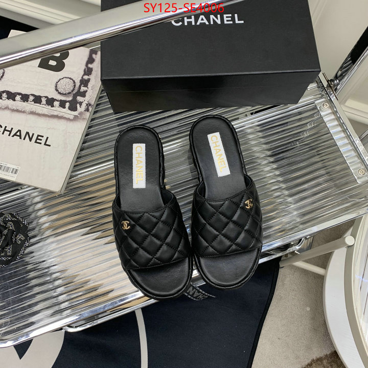 Women Shoes-Chanel,where should i buy replica , ID: SE4006,$: 125USD