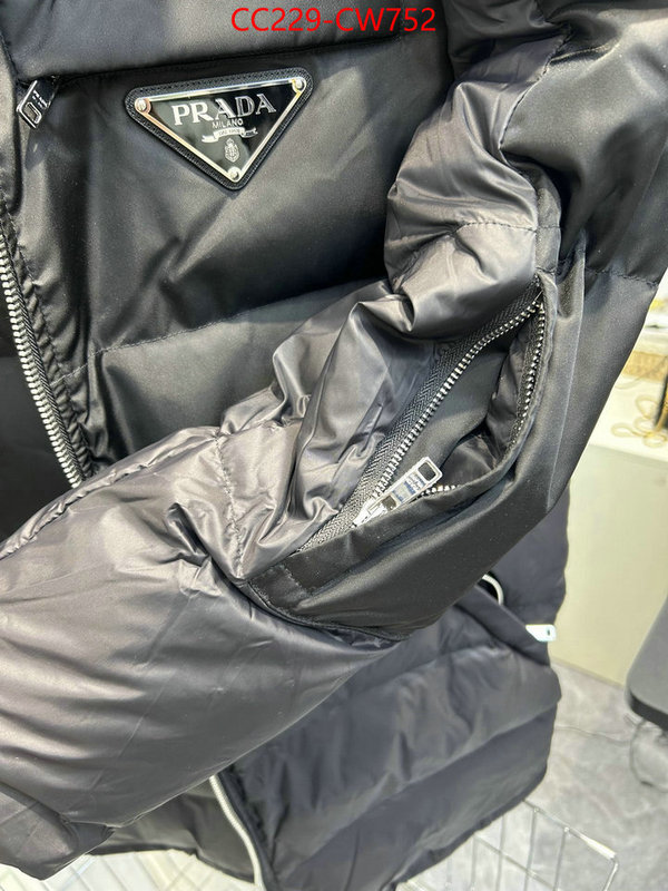 Down jacket Women-Prada,1:1 replica wholesale , ID: CW752,$: 229USD