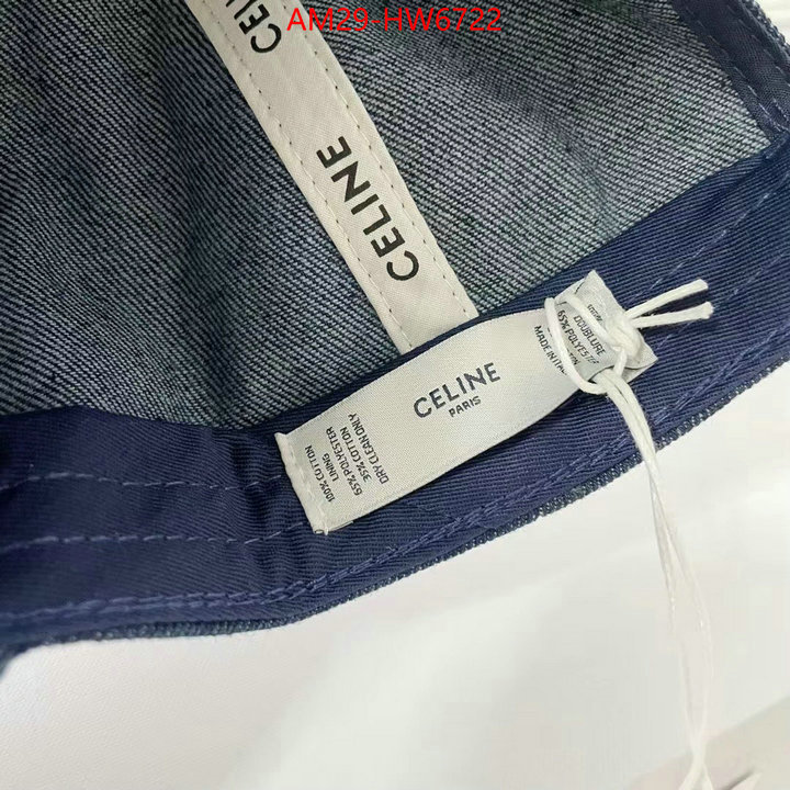 Cap (Hat)-Celine,the highest quality fake , ID: HW6722,$: 29USD