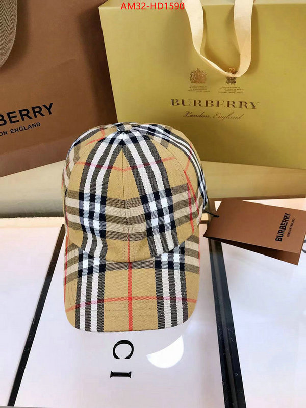 Cap (Hat)-Burberry,aaaaa+ quality replica , ID: HD1590,$: 32USD