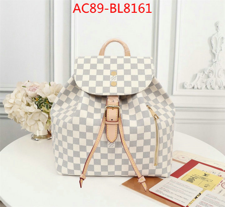 LV Bags(4A)-Backpack-,what is a counter quality ,ID: BL8161,