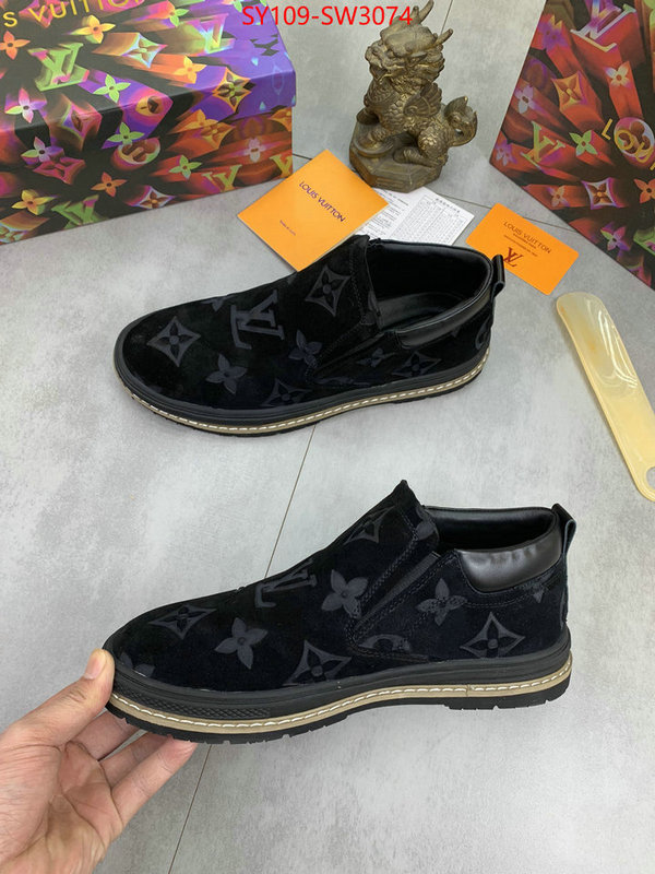 Men Shoes-LV,wholesale imitation designer replicas , ID: SW3074,$: 109USD