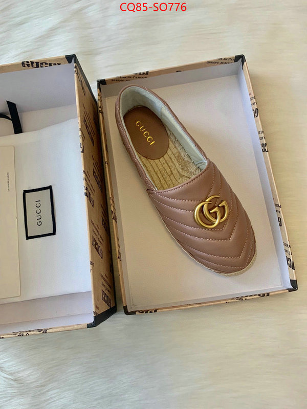 Women Shoes-Gucci,best quality replica , ID: SO776,$: 85USD