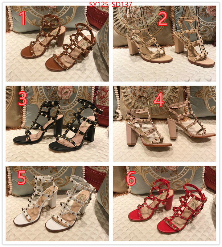 Women Shoes-Valentino,high quality , ID: SD137,$: 125USD