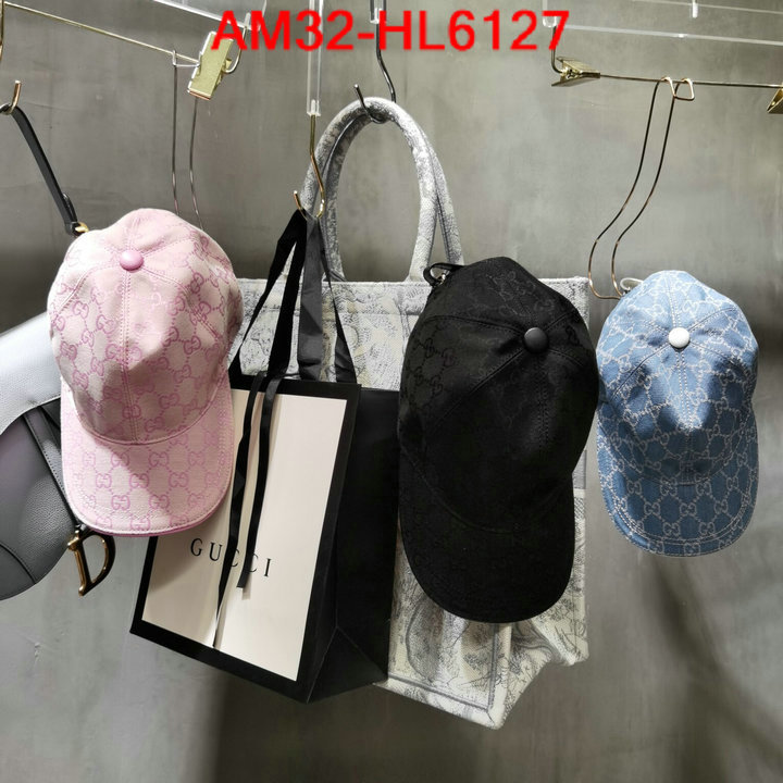 Cap (Hat)-Gucci,aaaaa quality replica , ID: HL6127,$: 32USD