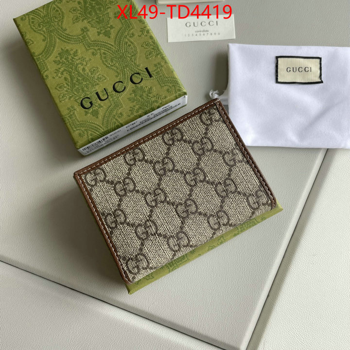 Gucci Bags(4A)-Wallet-,china sale ,ID: TD4419,$: 49USD