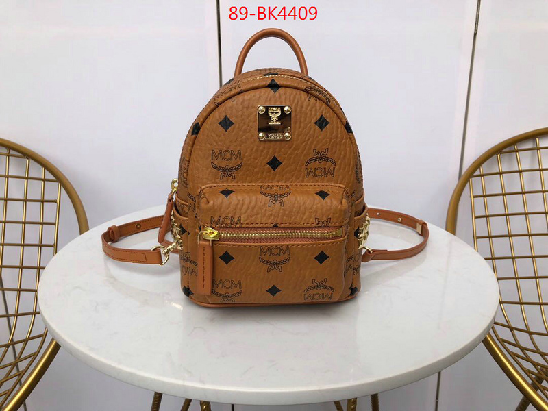 MCM Bags(TOP)-Backpack-,ID: BK4409,$: 89USD