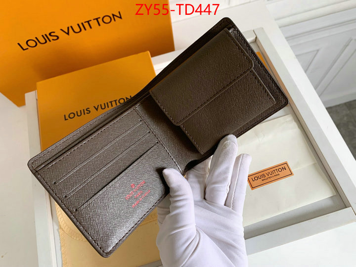 LV Bags(4A)-Wallet,ID: TD447,$: 55USD