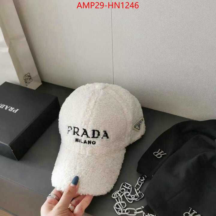 Cap (Hat)-Prada,quality replica , ID: HN1246,$: 29USD